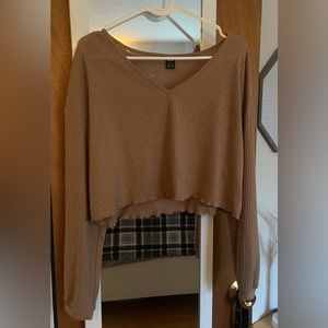 Soft cropped long sleeve